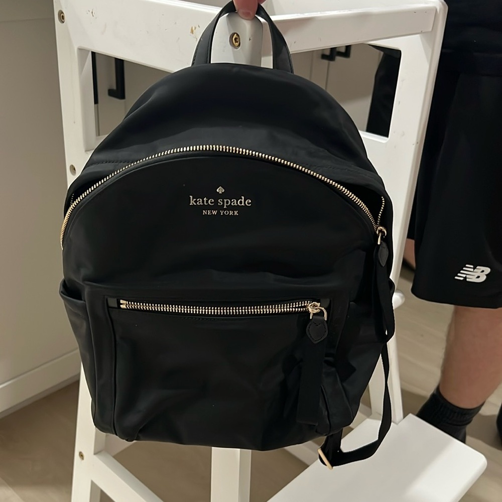 Small black Kate spade backpack